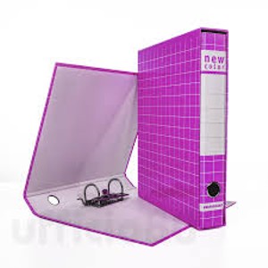 RACCOGLITORE CON CUSTODIA NEW COLOR FUCSIA DORSO 8 CM Foto prodotto